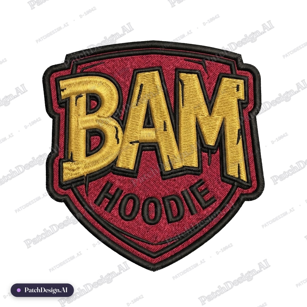 I dont waant no bow im a man make it a yn style — custom patch designed with AI