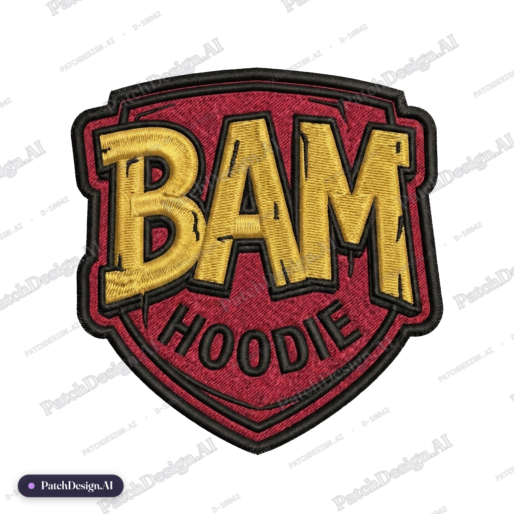 I dont waant no bow im a man make it a yn style — custom patch designed with AI