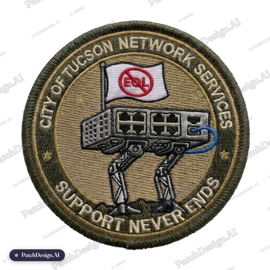 Add some slight detail to the underside of the switch to make it flow better with the circ — custom patch designed with AI