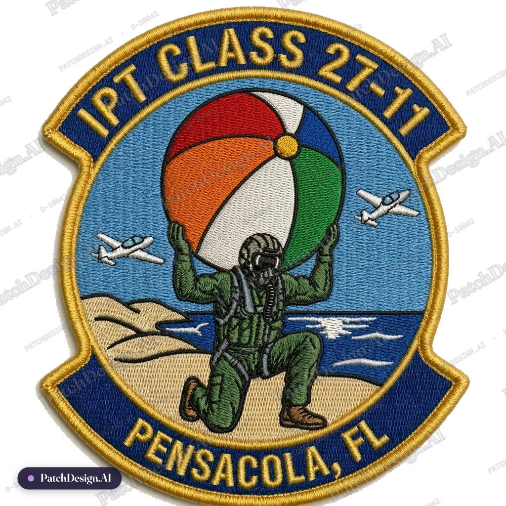 Generate this exactly as it is — custom patch designed with AI