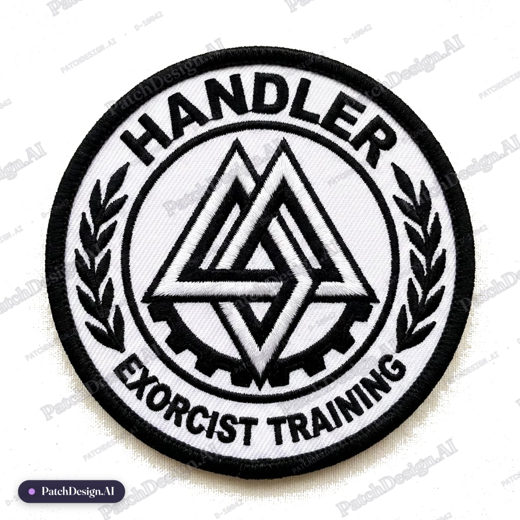 Circular tactical patch, colours black, red, and gold accents. Name: COAST RUN. Central sy — custom patch designed with AI