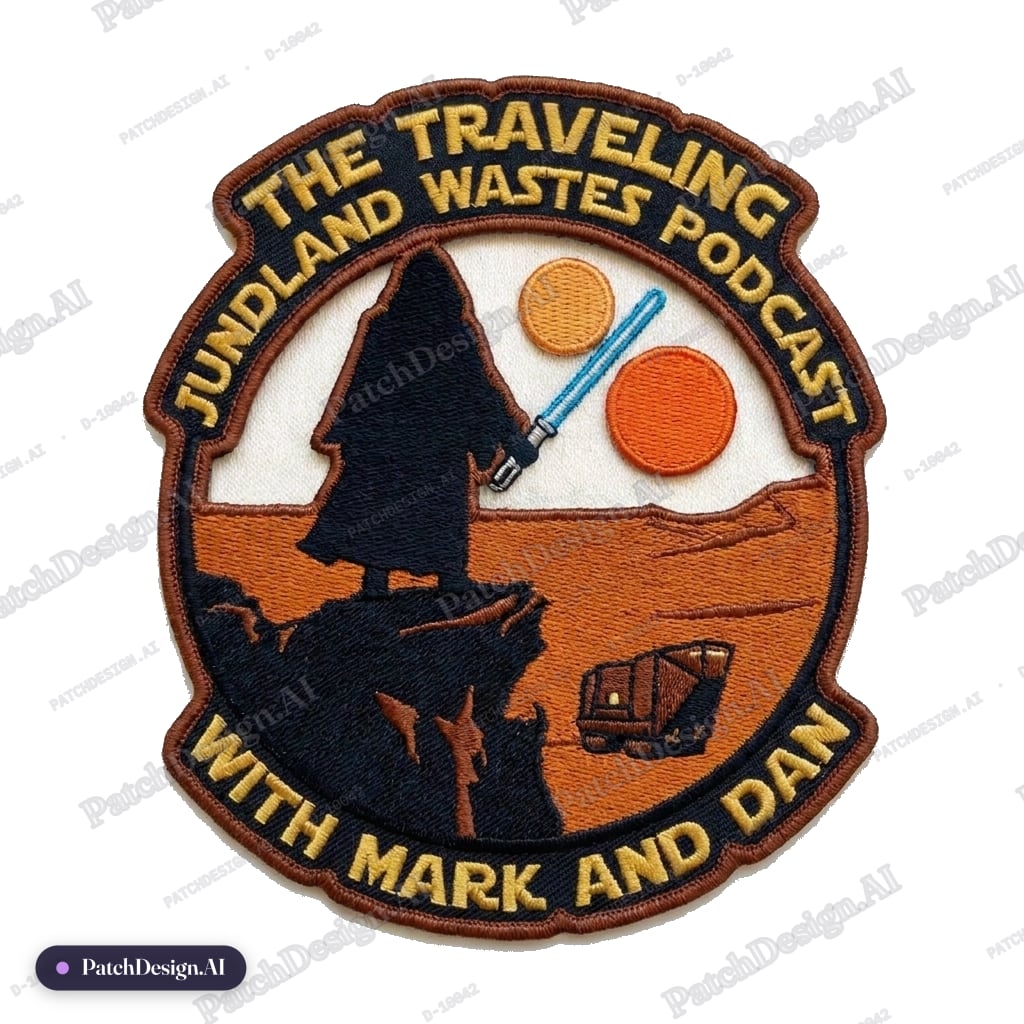 Can the patch be made without the black square around it? — custom patch designed with AI
