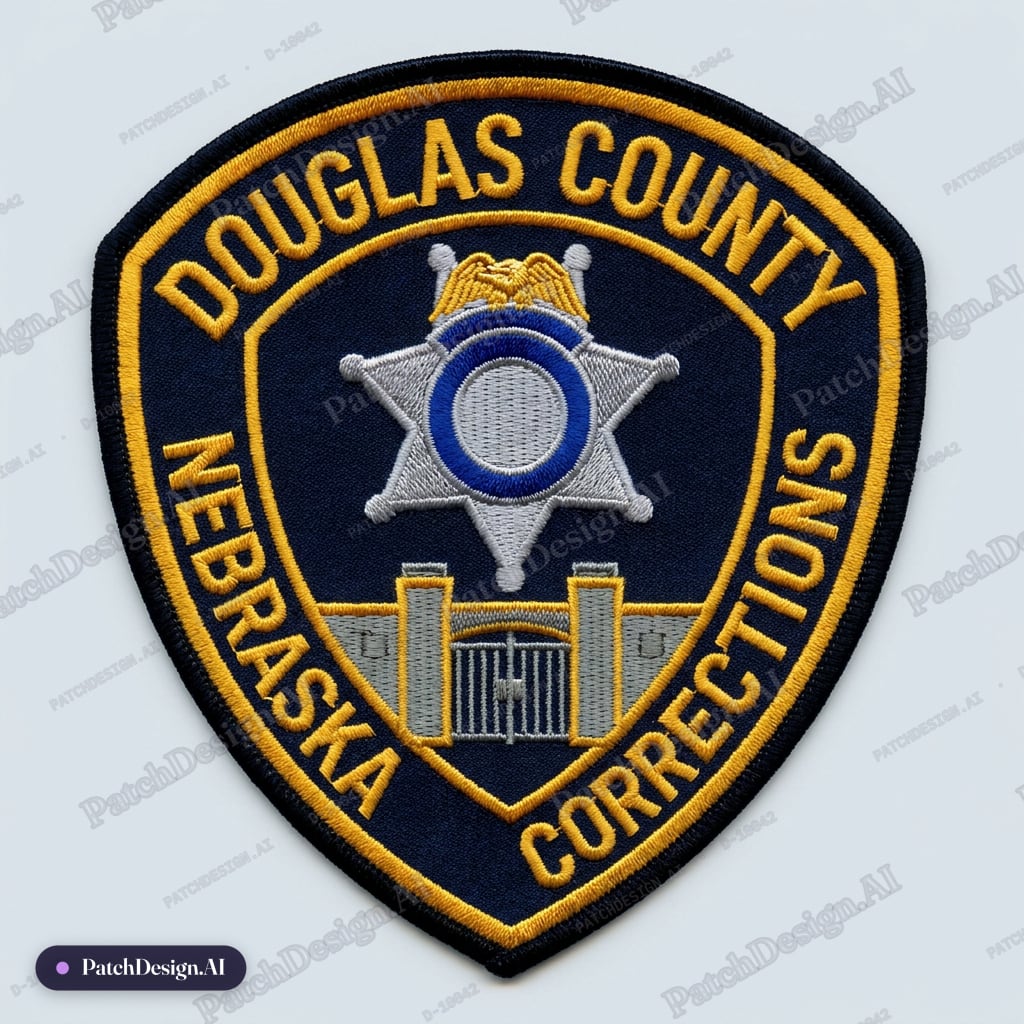 Douglas County Nebraska Corrections — custom patch designed with AI