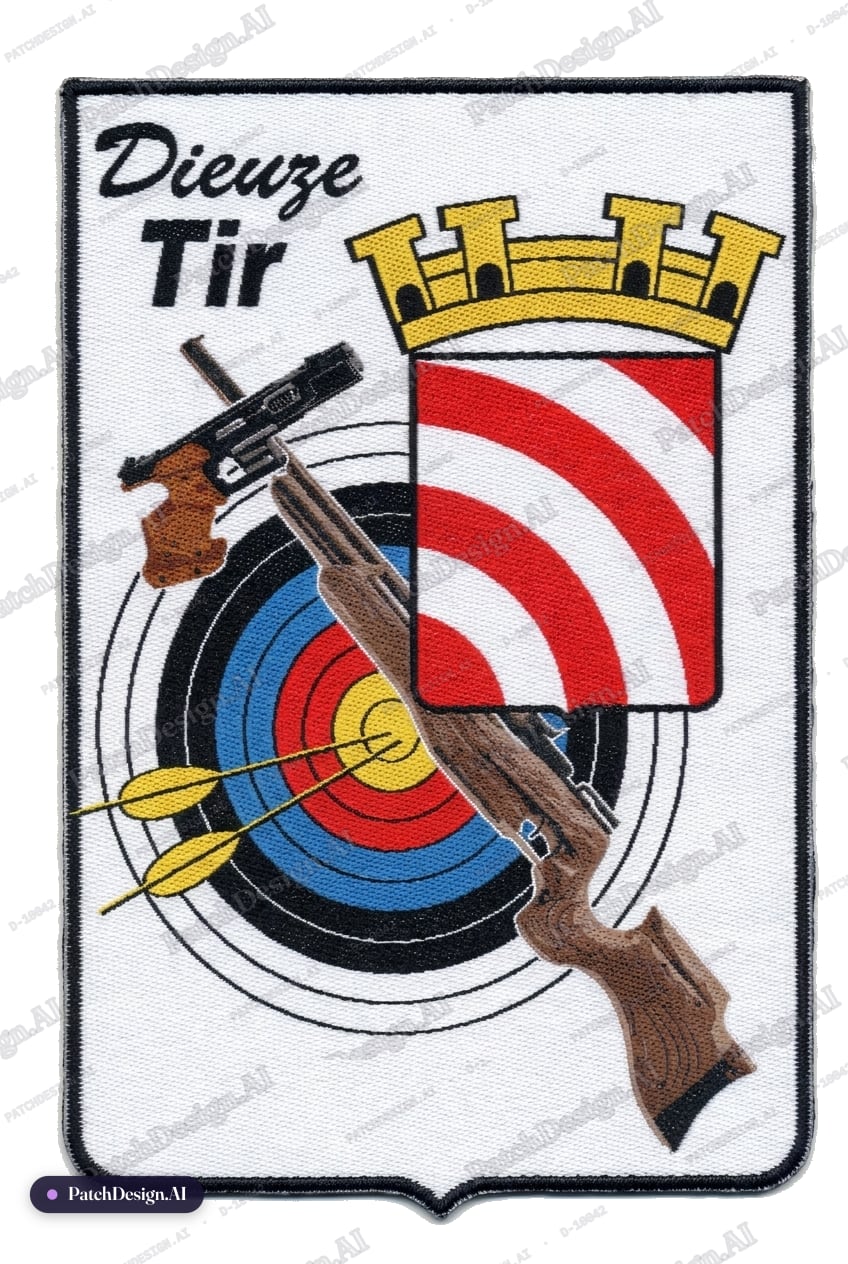 Type: Woven — Width: 2 3/4" — Height: 3 15/16" — custom patch designed with AI