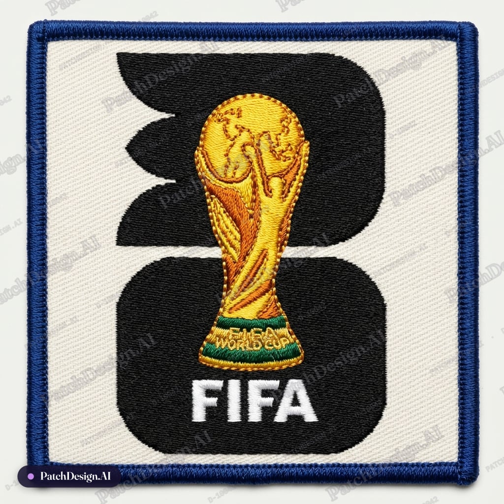 Man look like a square and the round square is a 0 and 3 was form 30 for 2030 but no forgo — custom patch designed with AI