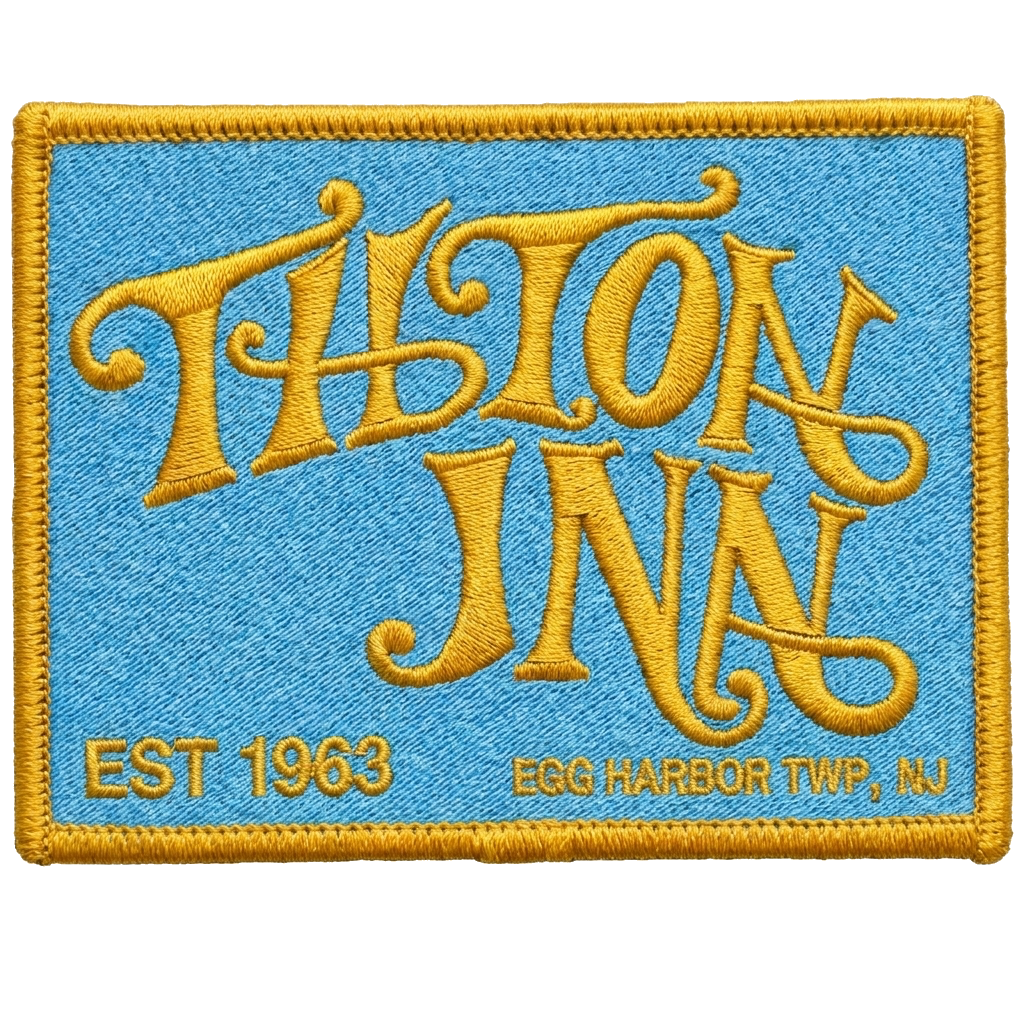 Match the yellow/gold colors in the patch to the brim of the hat color. And match the back — custom patch designed with AI