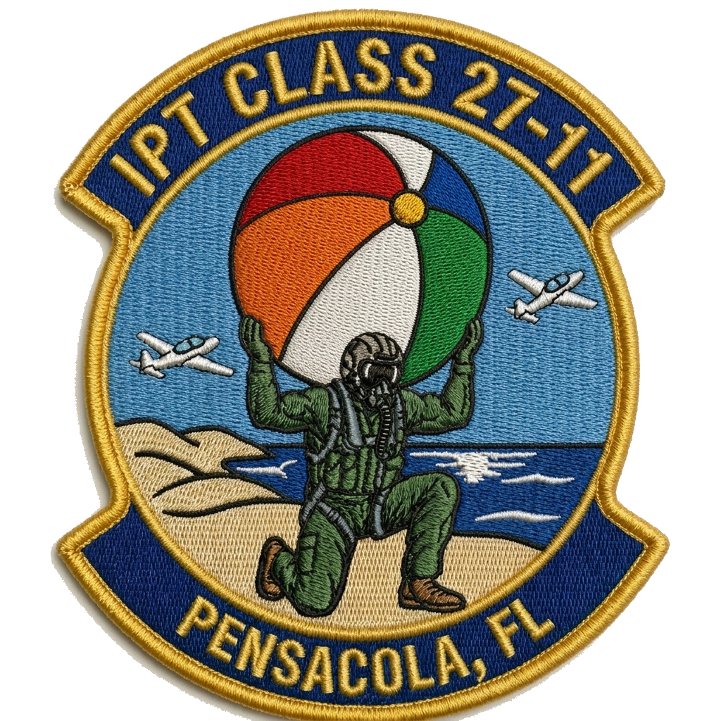 Generate this exactly as it is — custom patch designed with AI