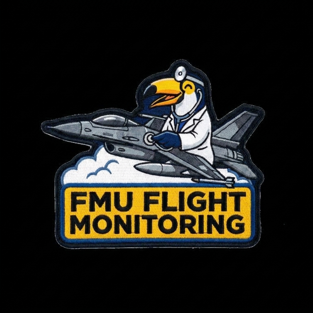 Tucano bird. looks cartoonish and pround. text is 'A nossa força és tucano' and 'Flight co — custom patch designed with AI